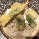 宮川町 水簾 東京ミッドタウン店 - 天ぷら。藻塩で