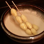 おでんと庭先地鶏 はれ晴れ - 銀杏串のおでん