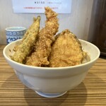 四八天丼 - 盛り具合