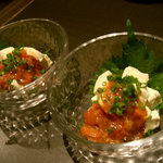 酒徒庵 - 鰹と鮪の酒盗(クリームチーズ和え)