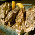 酒徒庵 - 焼き牡蠣(注文するとこんな感じです。)