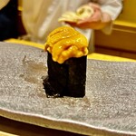 すし みむろ - 馬糞雲丹と紫雲丹