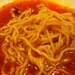 双龍居 - 牛肉の四川風煮込み　玉子麺