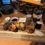 大衆ビストロ ガフ - ミートコンボ　〜牛・豚・鶏のお得盛り〜