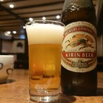 飛うめ - 麒麟ラガービール(小瓶)¥420