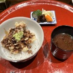 なかむら - 天丼と赤出汁