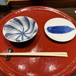 なかむら - お皿が並べられます