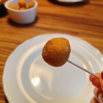 オステリア ラ チチェルキア - 肉詰めオリーブのフリット