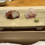 鮨 みやした - 明石のタコ、ネッチリ真鯛