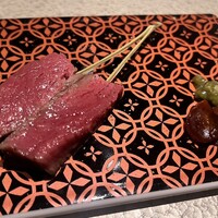 銀座 焼 新潟屋 - A5黒毛和牛フィレ串
