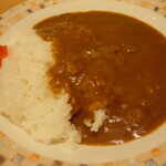 京喫茶 潤 - ビーフカレー　スパイスのいい香りがします