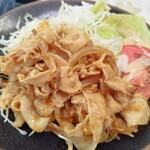 やまと食堂 - 生姜焼き近影