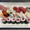 旬鮮 鮨 友蔵 - おまかせ握り定食(味噌汁・茶碗蒸し付き)