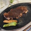 レストラン香取 - サービスステーキ(デミグラスソース)