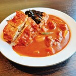 CoCo壱番屋 - バターチキンカレー“パリパリチキン+ハーフ野菜+ハーフナス