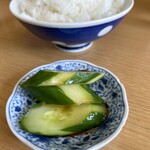 江ちゃんラーメン - またまた漬物！胡瓜好き✌︎('ω')✌︎