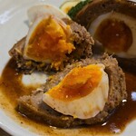 キッチン ブルー グローブ - 箸では、なかなかカットできません