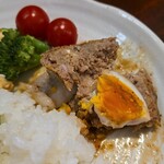 キッチン ブルー グローブ - 残りのスコッチエッグ