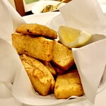 Trattoria NOTO - 20240729パレルモ名物　ひよこ豆のフライド　“パネッレ”　税込750円