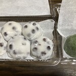 出町ふたば - 豆餅250円×5   田舎大福(草餅)280円