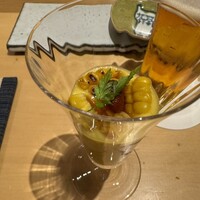 焼鳥 ひら野 - とうもろこし豆腐