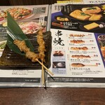 三代目網元 魚鮮水産 - 鶏皮串1本209円
