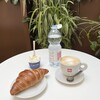 GROM - 料理写真:Croissant semplici, Cappuccino e Gelato al latte