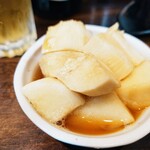 とんかつ・トンテキ たつまきや - 山芋醤油漬け(380円)