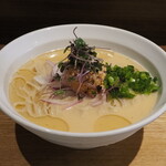 NIBOSHI MANIA - 冷やし淡麗あんこうとあん肝潮いりこソバ