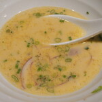 NIBOSHI MANIA - 冷やし淡麗あんこうとあん肝潮いりこソバのスープ