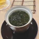 鮨 しゅん輔 - 生海苔の茶碗蒸し