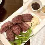 ポワソンルージュ - 牛ハラミのステーキ