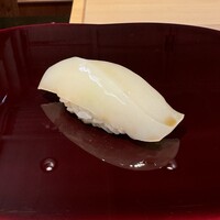 鮨 あお - 墨烏賊はパッツリした食感を楽しめました。この後に枝豆が供されました（写真は無いです）