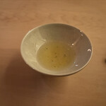 成生 - 食後に茶室でご主人がお茶を淹れてくれます。