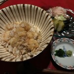 成生 - 締めの天バラ。いつも美味しい