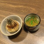 炭火焼き鳥 織うち - 焼きおにぎりと鶏スープ