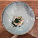 La Stalla - オウガイの白ワイン蒸し。王かもしれんが大かもしれん