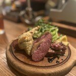 オステリアウララ - 鴨肉プレート