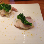 イル ギオットーネ ディ ピュー - 寒ブリ・大根ポレンタ・大根スープ・ボッタルガ