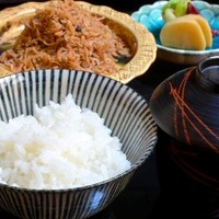 幻の米を使った白ご飯