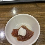 味亭花の家 - 大将の作ったマス子全く臭みなく旨い