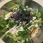 ガスト - 料理写真:ネバトロサラダうどん麺1.5倍 950円