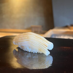 鮨 三心 - 酢〆剣先烏賊（長崎県産）