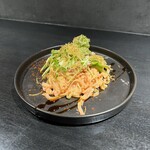 サーモンnoodle3.0 - フレンチ和え玉(この日は炙りめんたいチャーシュー)¥350
