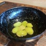 鮨 三心 - 茶豆（新潟県産）のお浸し