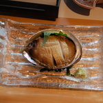 楽天茶寮 - あわびのお造り