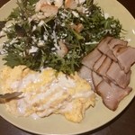 谷塚バル - 201404シーザーサラダ￥700