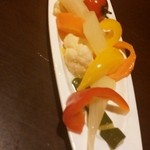 谷塚バル - 201404自家製ピクルス￥420