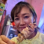 焼き鳥アポロ - 1本が、こんなにポーションでかいよ