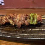 焼き鳥アポロ - 今日のMVP ハツモト選手！ラストにして、このうまさの貫禄！満腹なのに、下がハツモトをさらに求めます！
